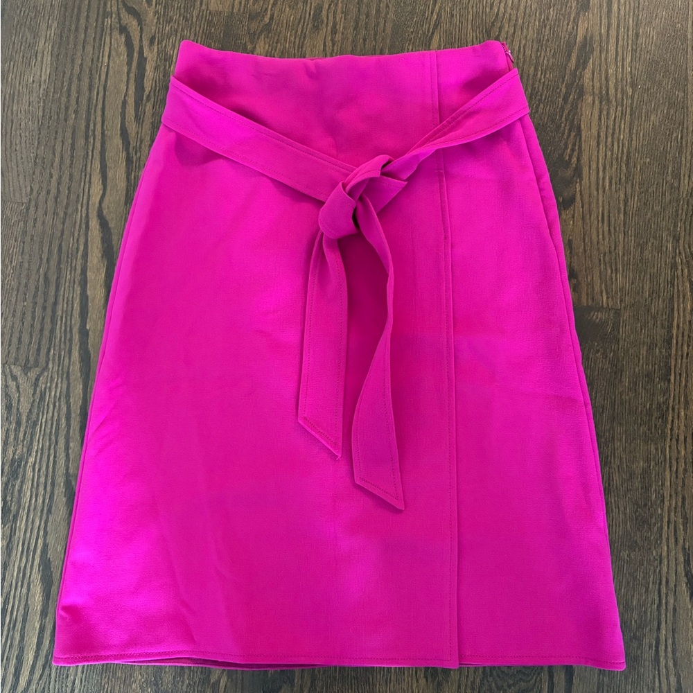 Ann Taylor Fuchsia A-Line Skirt NWOT
